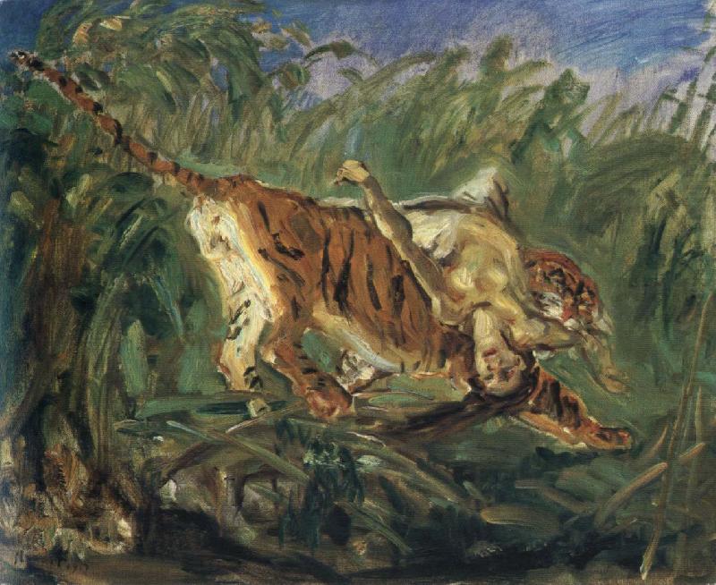 Max Slevogt tiger in the jungle china oil painting image